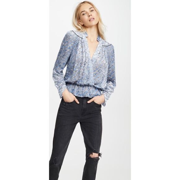 Zadig & Voltaire Tori Velous De Blouse - Picture 10 of 10